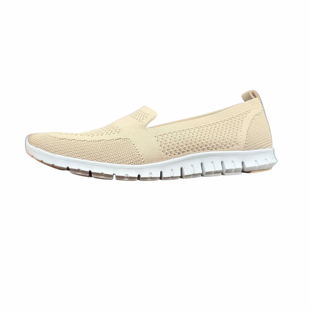 Cole Haan ZeroGrand Knit Slip-On Loafers Beige Womens Lightweight Comfort 9 1/2 - Picture 10 of 13